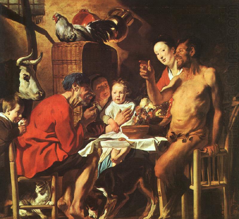 Christ Driving the Merchants from the Temple zg, JORDAENS, Jacob